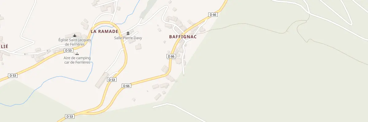 Plan du 388 Ham de Baffignac à Fontrieu