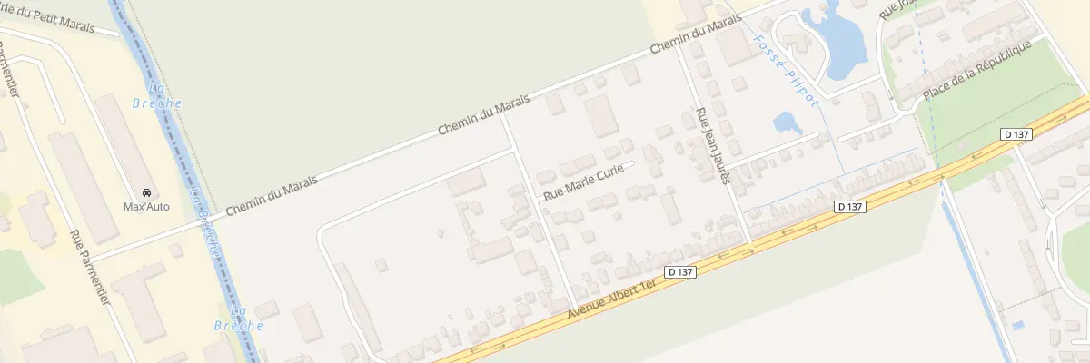 Plan du 1 Rue Marie Curie à Liancourt