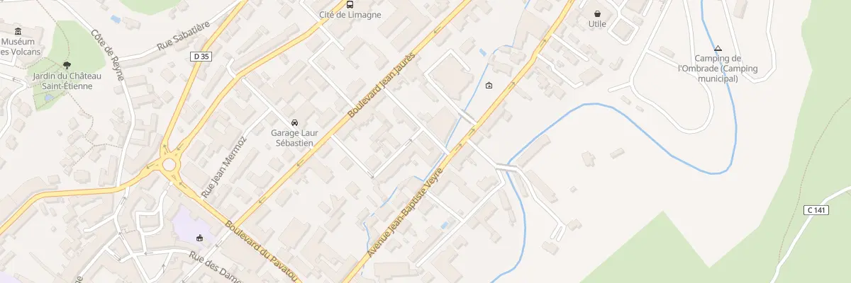 Plan du 3 Rue du Pre Mongeal à Aurillac