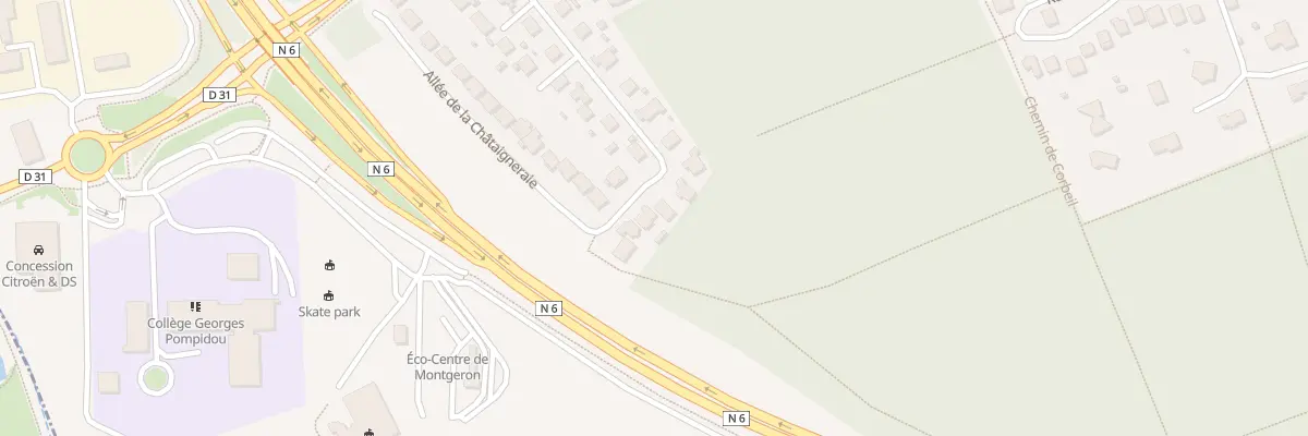 Plan du 23 Rue de la Châtaigneraie à Montgeron