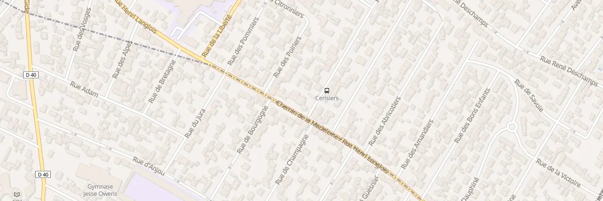 Plan du 93 Rue Henri Langlois à Drancy