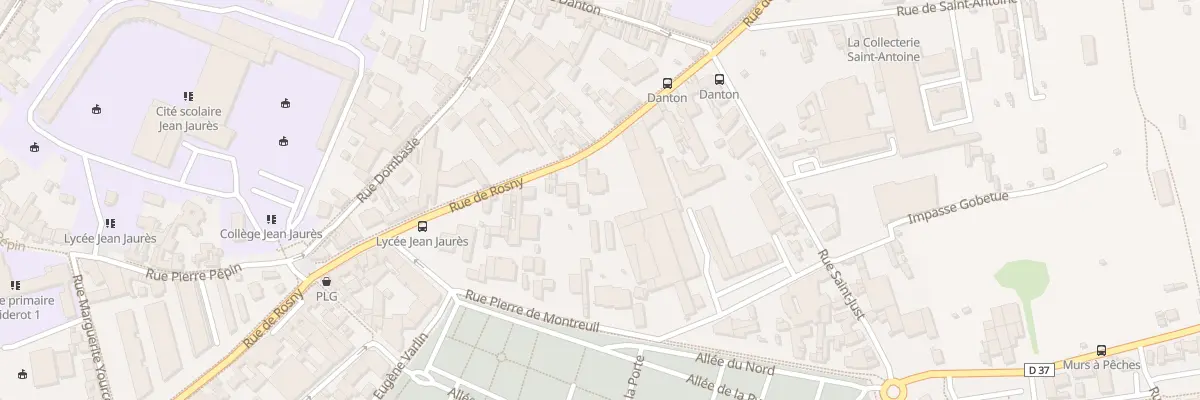 Plan du 118 Rue de Rosny à Montreuil