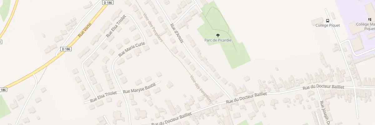 Plan du 27 Rue d’Artois à Isbergues