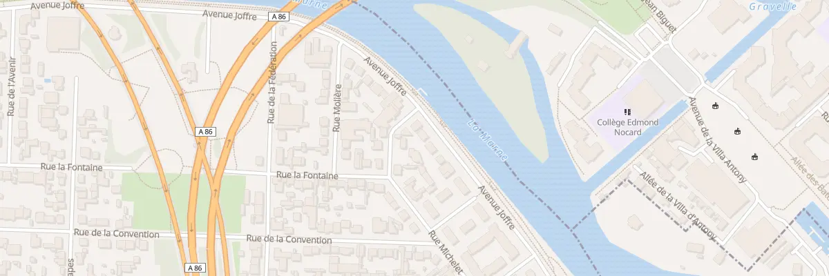 Plan du 43 Av Joffre à Maisons-Alfort