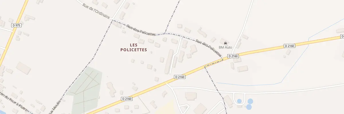 Plan du 20 Rue des Policettes à Bellegarde