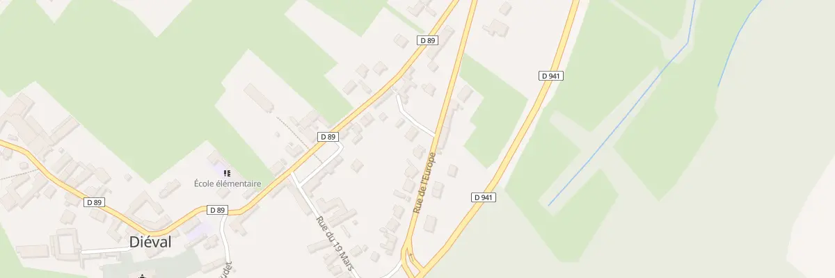 Plan du 145 Rue de l’Europe à Diéval