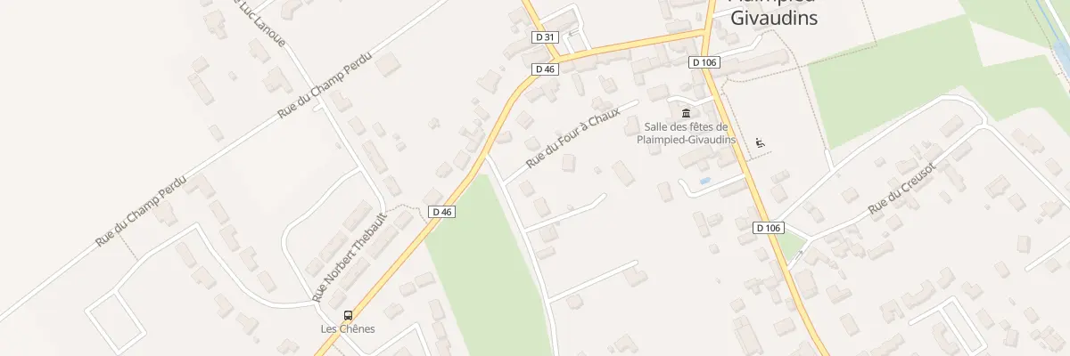 Plan du 1 Rue du Four à Chaux à Plaimpied-Givaudins