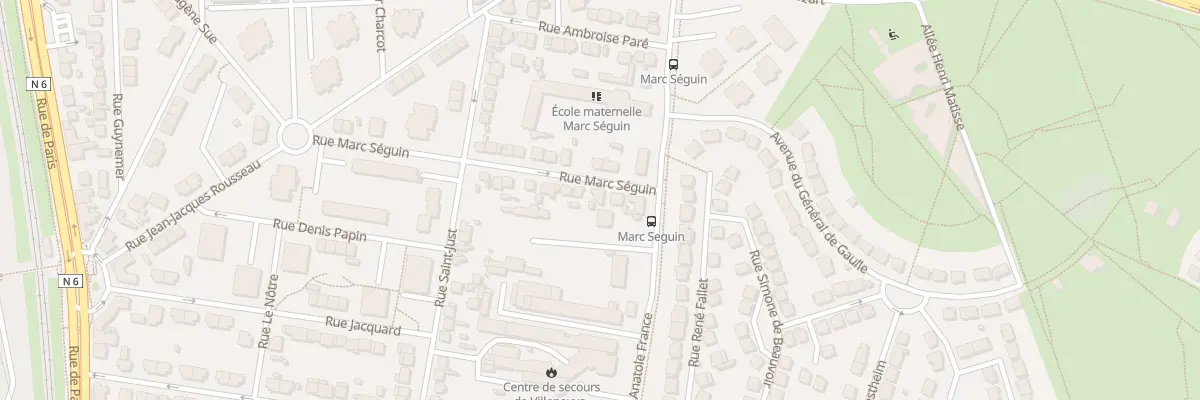 Plan du 30 Rue Marc Seguin à Villeneuve-Saint-Georges