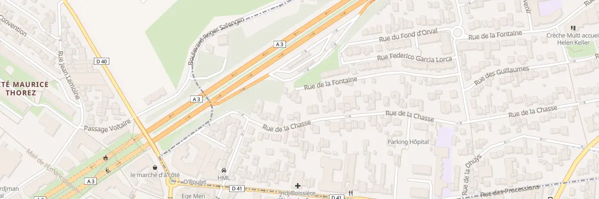 Plan du 37B Rue de la Chasse à Noisy-le-Sec