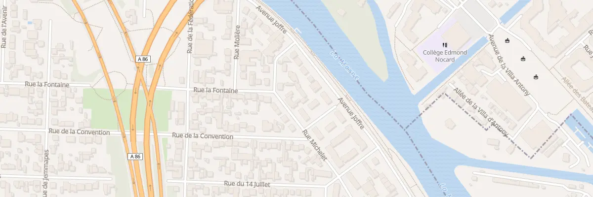 Plan du 13 Rue Michelet à Maisons-Alfort
