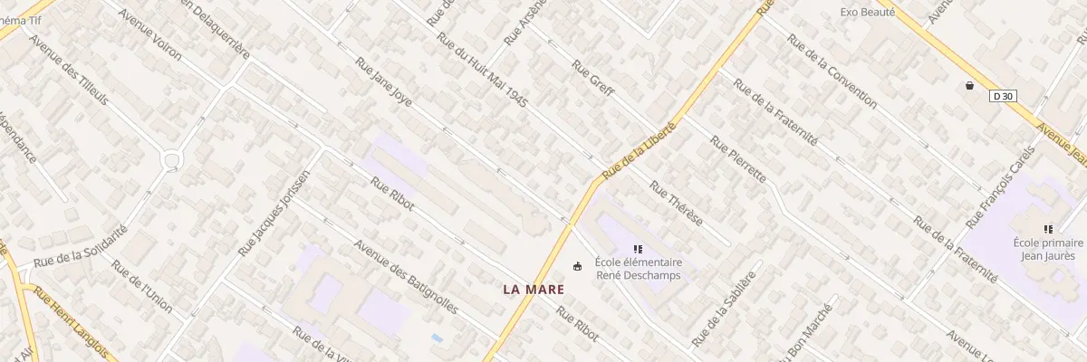 Plan du 67 Rue Jane Joye à Drancy
