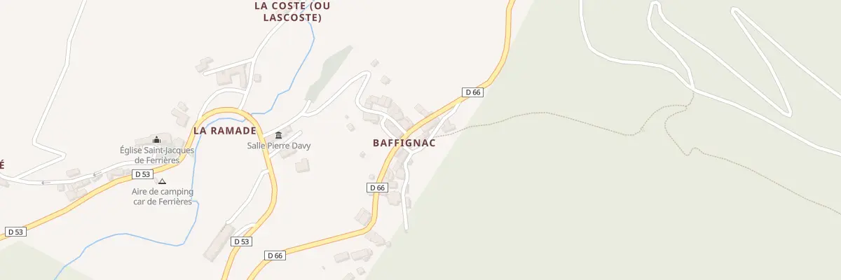 Plan du 428 Ham de Baffignac à Fontrieu