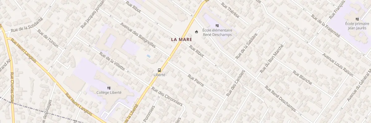 Plan du 7 Rue Pierre à Drancy