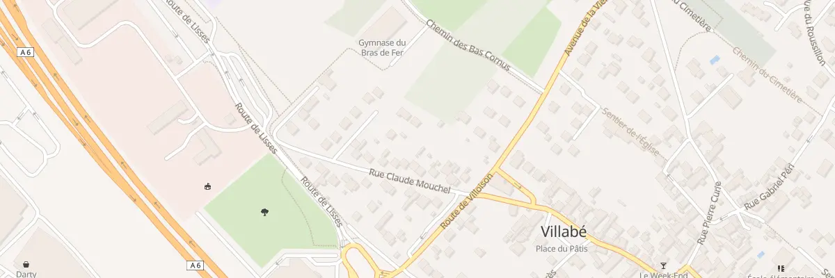 Plan du 16 Rue Claude Mouchel à Villabé