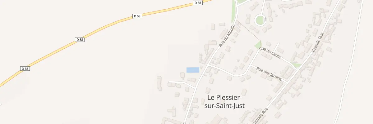 Plan du 263 Rue du Moulin au Plessier-sur-Saint-Just