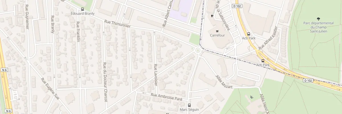 Plan du 31 Rue Jean-jacques Rousseau à Villeneuve-Saint-Georges