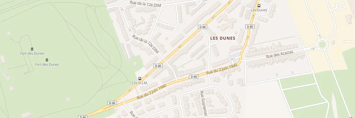 Plan du 206 Rue du Gen Catroux à Leffrinckoucke