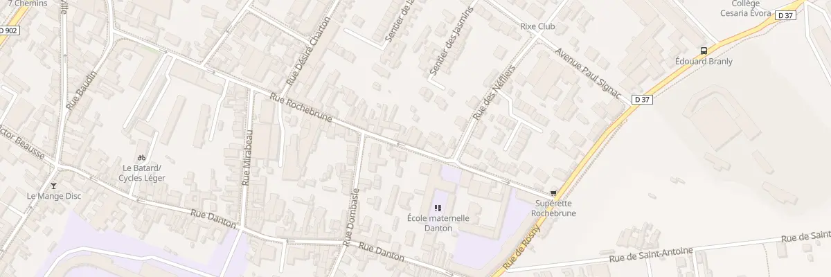 Plan du 41 Rue Rochebrune à Montreuil