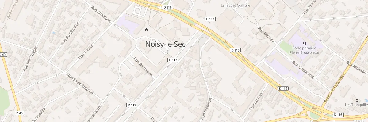 Plan du 9 Rue Anatole France à Noisy-le-Sec