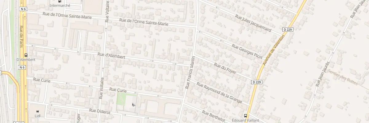 Plan du 45 Rue d’Alembert à Villeneuve-Saint-Georges