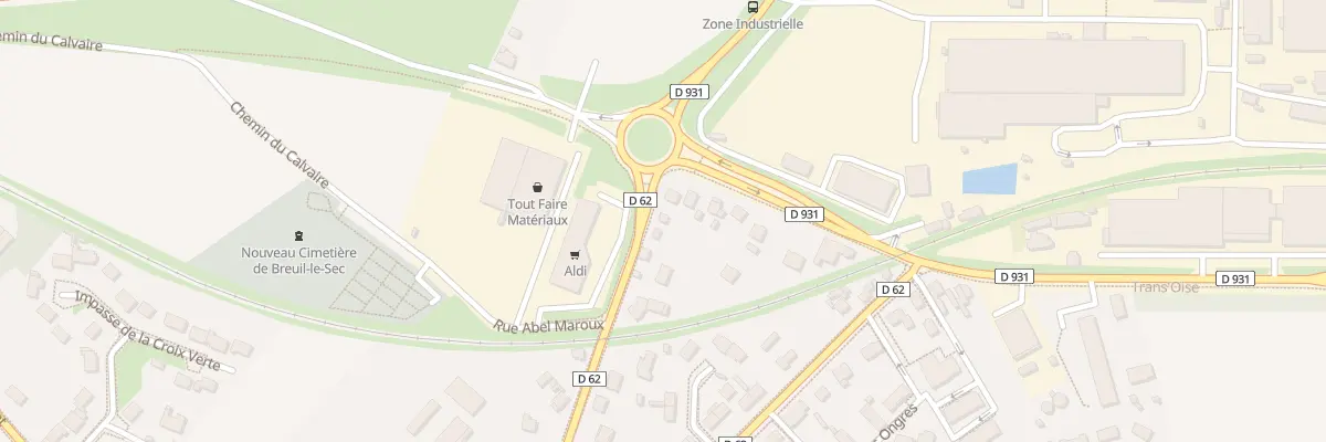 Plan du 588 Rue de la Mairie à Breuil-le-Sec