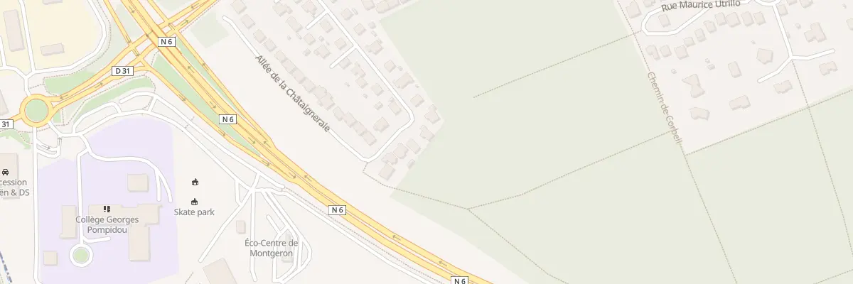 Plan du 21 Rue de la Châtaigneraie à Montgeron