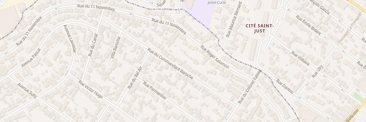 Plan du 36 Rue du Cdt Baroche à Drancy