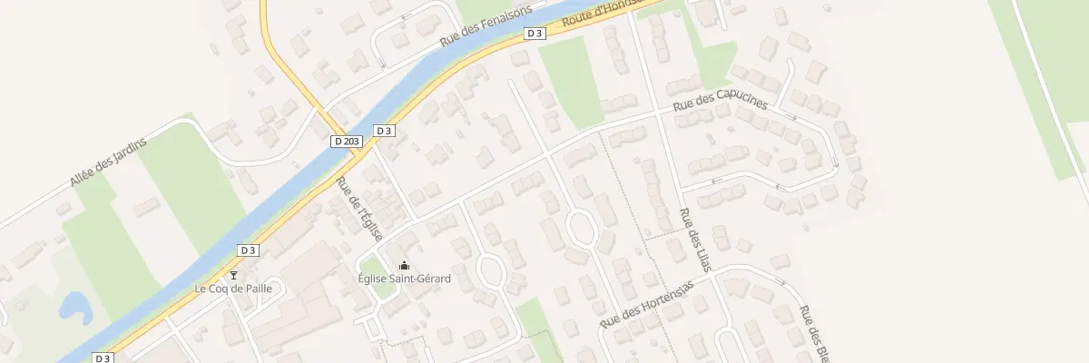 Plan du 41 Rue de l’Eglise à Hoymille