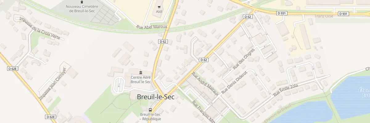 Plan du 51 Rue de la Gare à Breuil-le-Sec