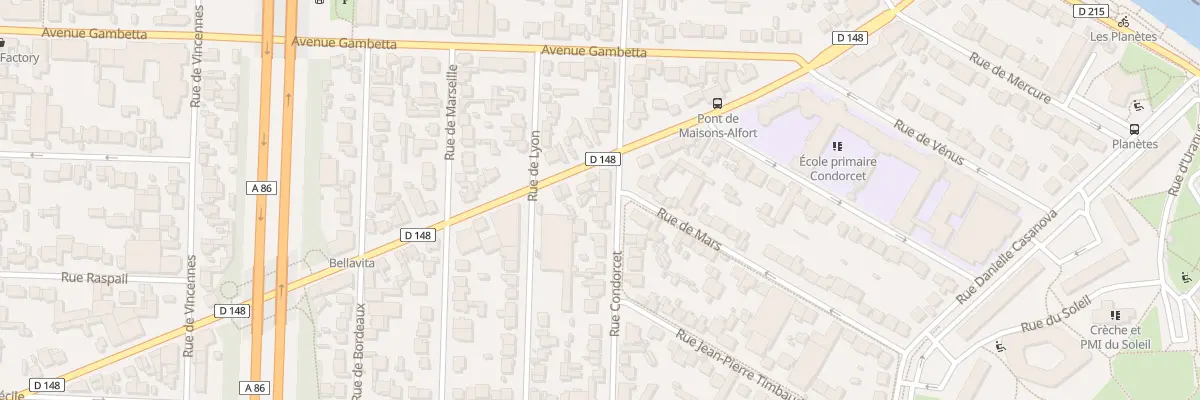 Plan du 35B Rue Condorcet à Maisons-Alfort