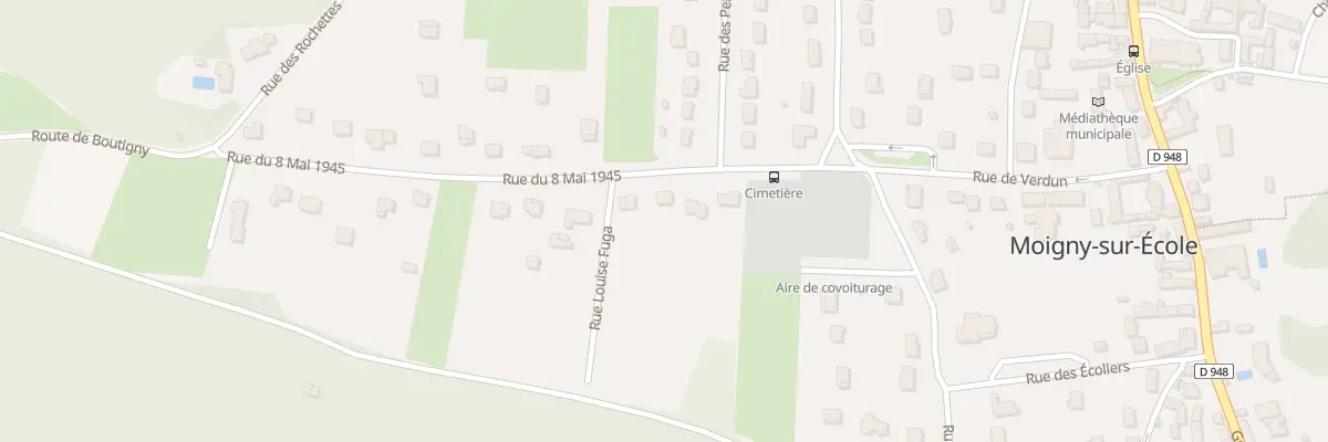 Plan du 6 Rue du 8 Mai 1945 à Moigny-sur-École