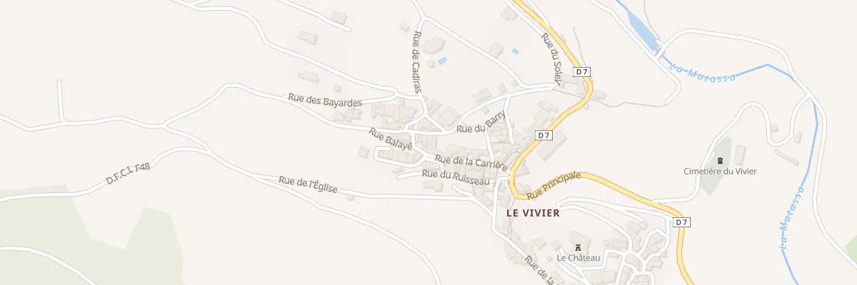 Plan du 9 Le Barry au Vivier