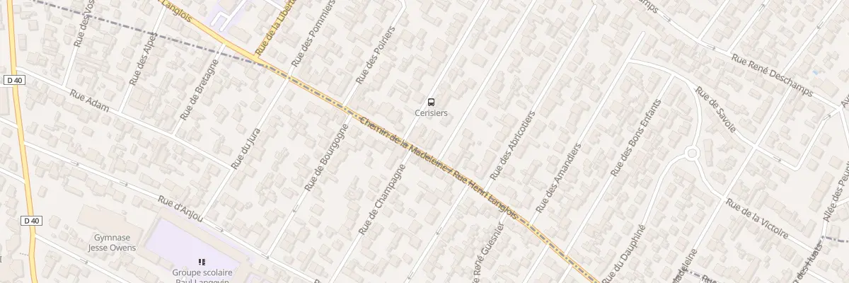 Plan du 99 Rue Henri Langlois à Drancy
