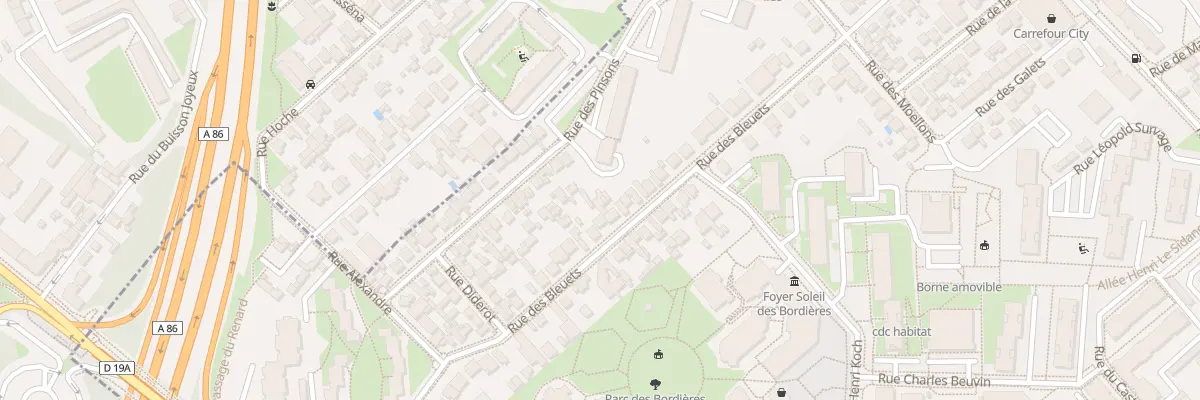 Plan du 41 Rue des Bleuets à Créteil