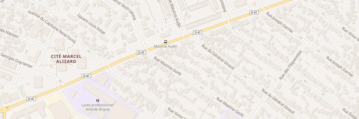 Plan du 158 Rue Maxime Gorki au Blanc-Mesnil