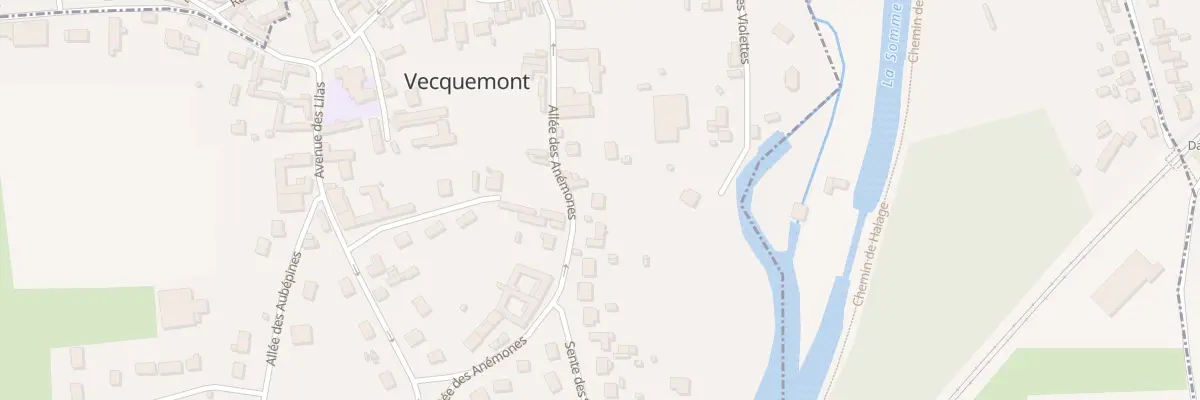 Plan du 5001 All des Anémones à Vecquemont