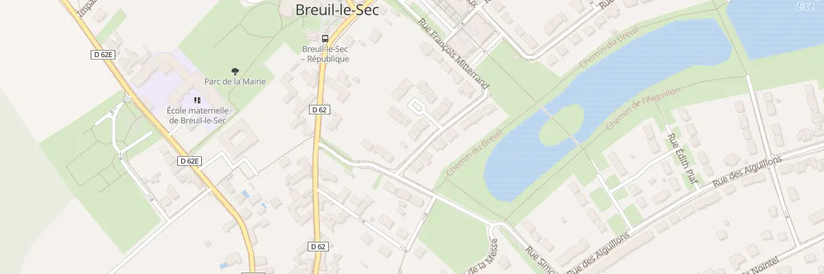 Plan du 7 Rue François Mitterrand à Breuil-le-Sec