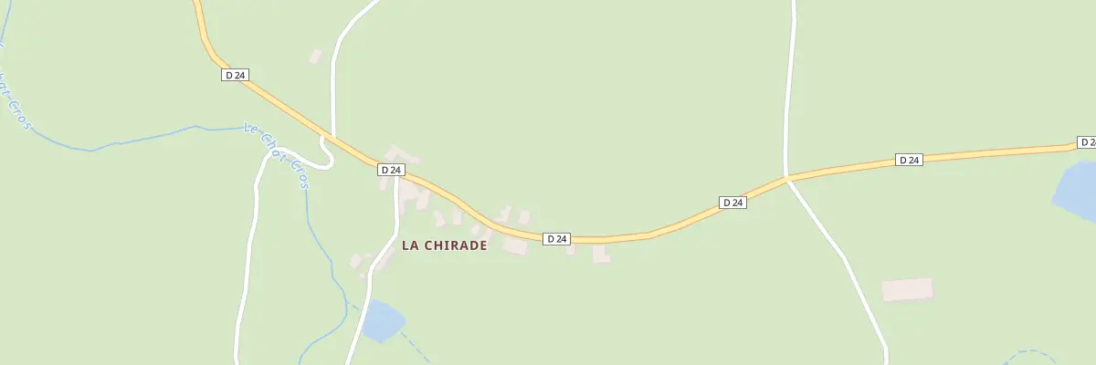 Plan du 2 La Chirade à Reterre