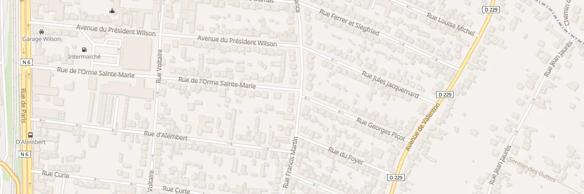 Plan du 44 Rue de l’Orme Ste Marie à Villeneuve-Saint-Georges