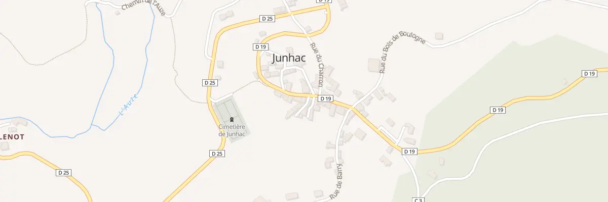 Plan du 5027 Le Bourg à Junhac