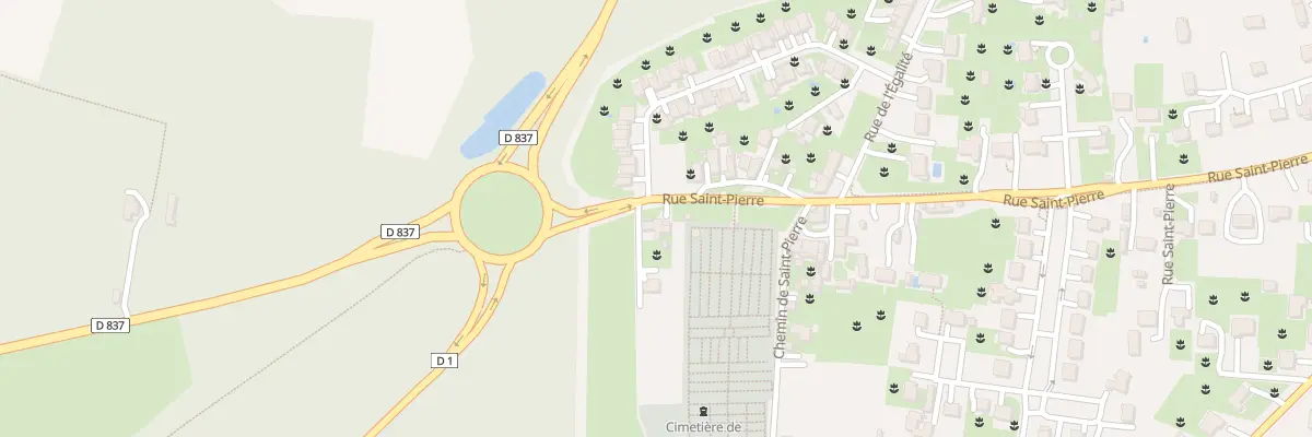 Plan du 1 Rte de Maisse à Milly-la-Forêt