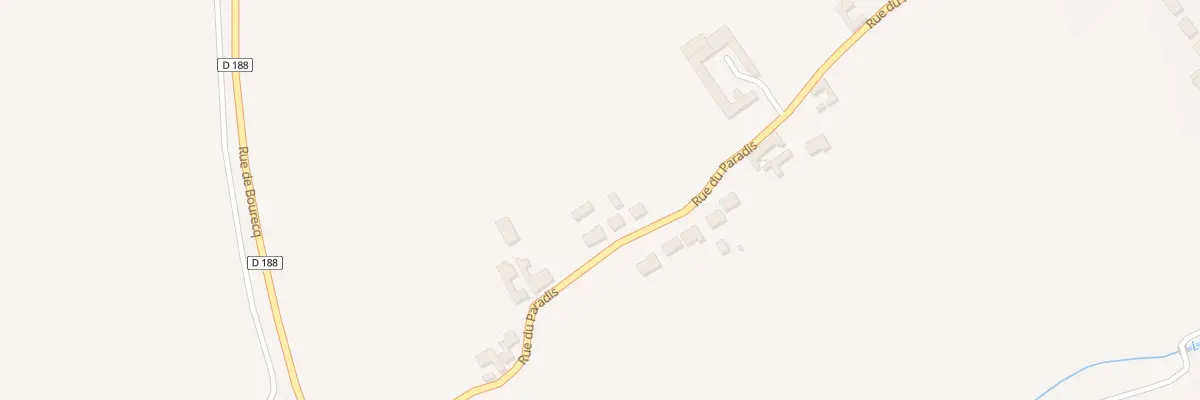 Plan du 31B Rue du Paradis à Lillers