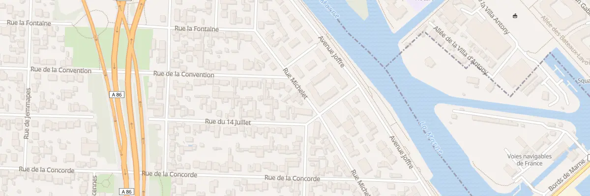 Plan du 22B Rue Michelet à Maisons-Alfort