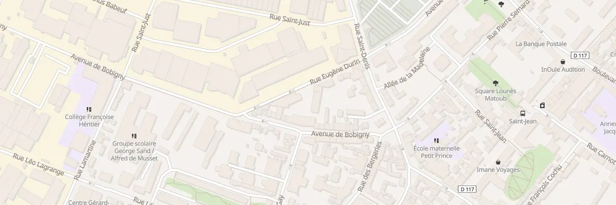 Plan du 14B Rue Eugène Durin à Noisy-le-Sec