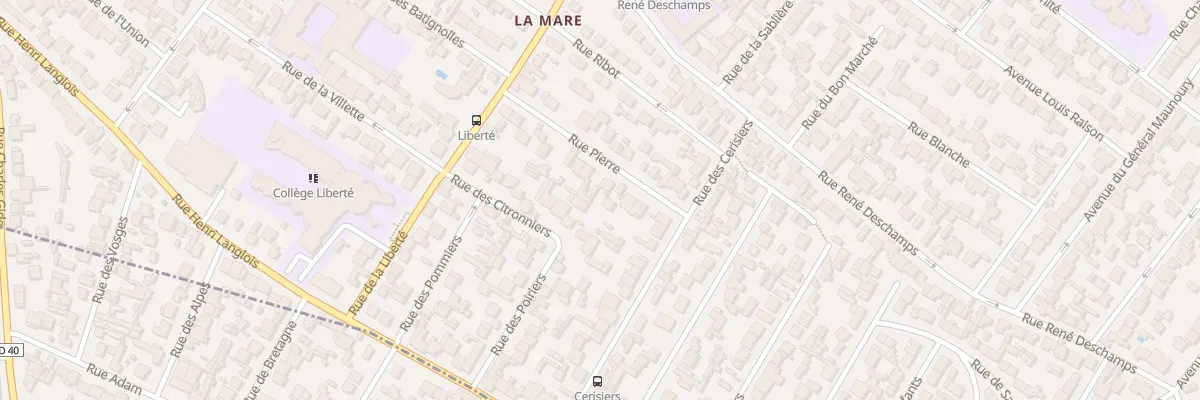 Plan du 24 Rue Pierre à Drancy