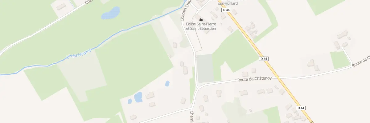 Plan du 14 Che Creux à Beauchamps-sur-Huillard