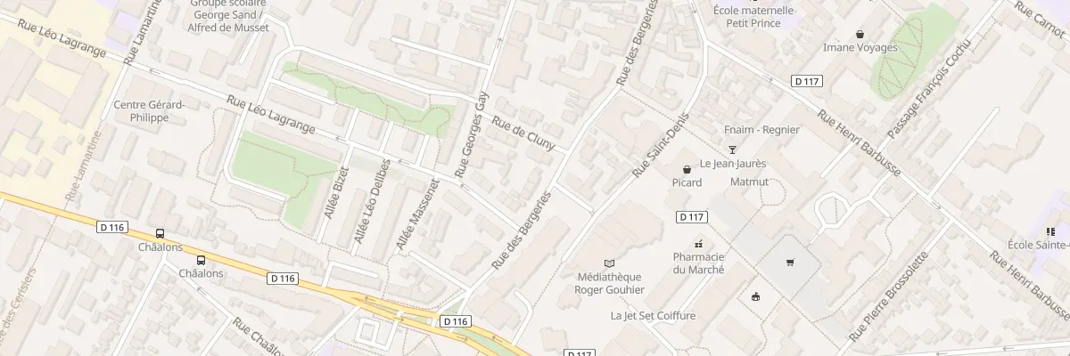 Plan du 15 Rue des Bergeries à Noisy-le-Sec