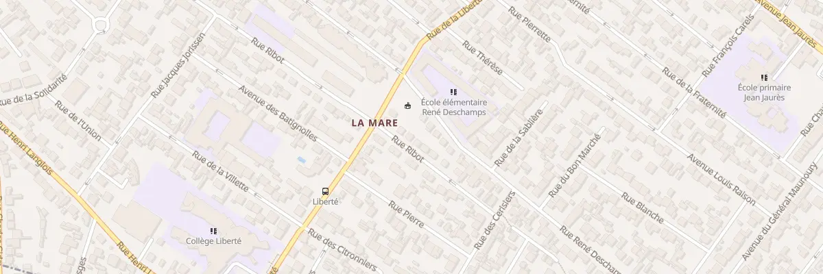 Plan du 65 Rue Ribot à Drancy