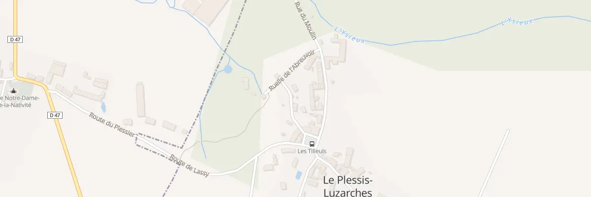 Plan du 10 Rle de la Fontaine au Coq au Plessis-Luzarches