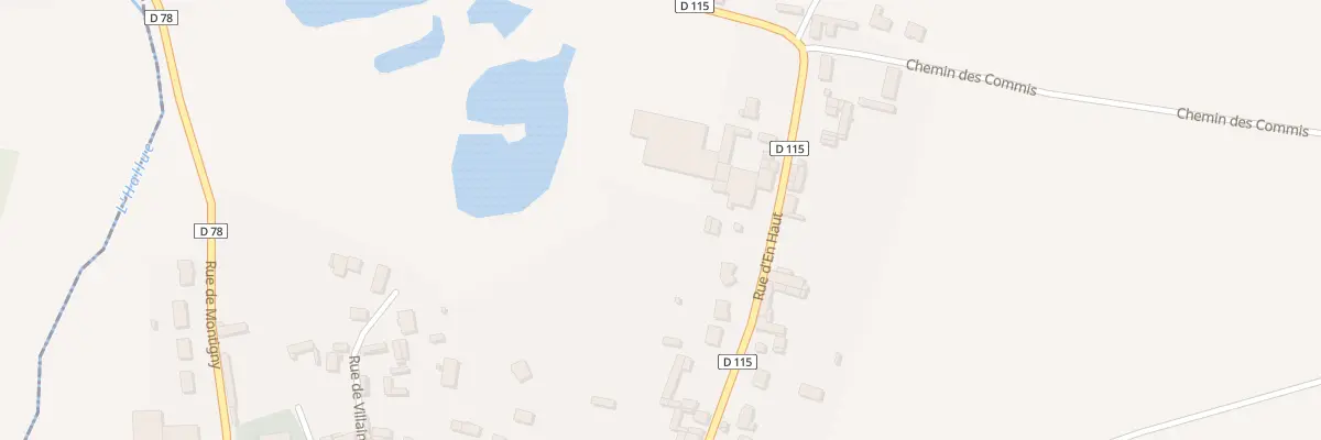 Plan du 25 Rue d’En Haut à Béhencourt